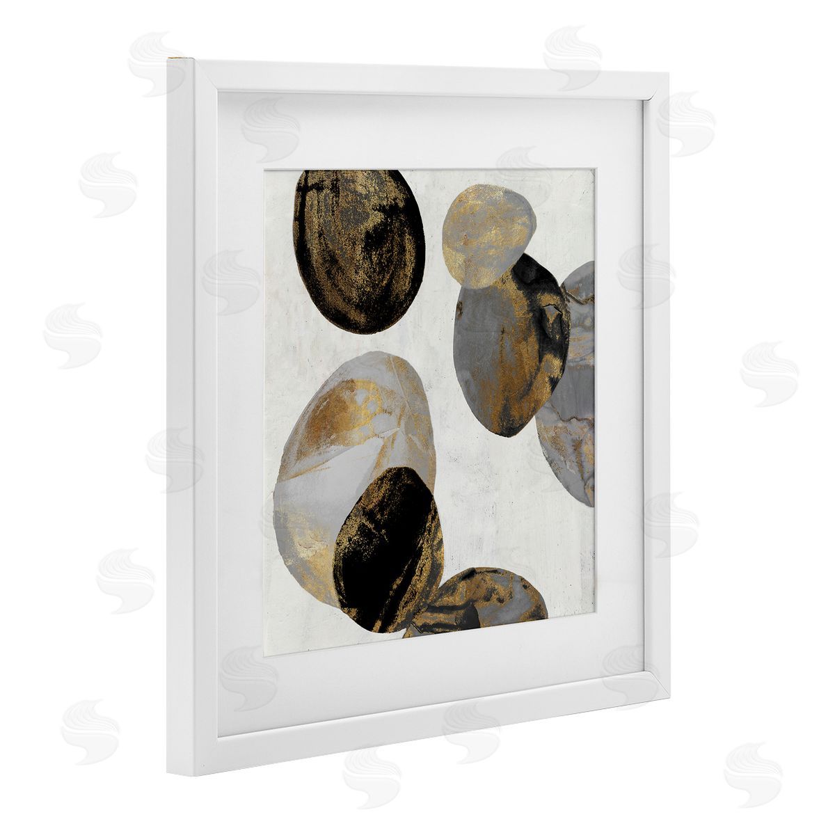 Jacob Q Golden Streaked Eggs Canvas Wall Art Print
