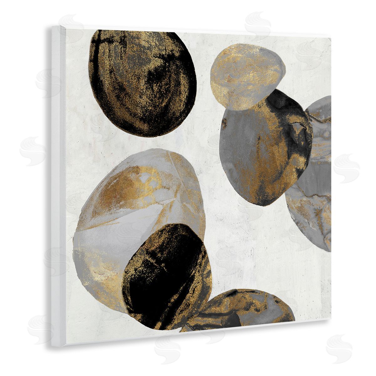 Jacob Q Golden Streaked Eggs Canvas Wall Art Print