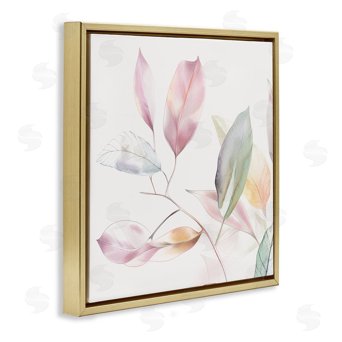 Raymond Powers Pastel Light Leaves Canvas Wall Art Print