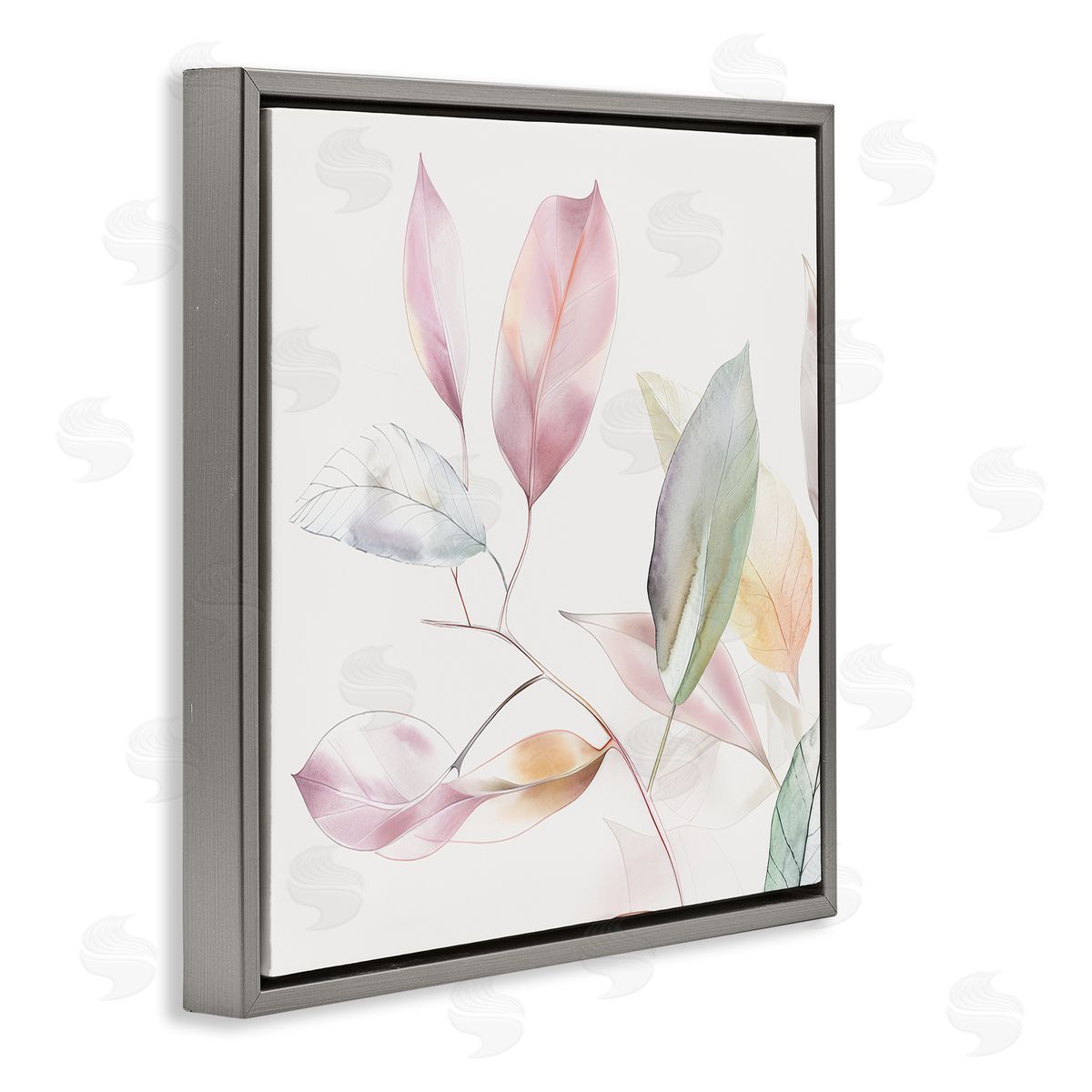 Raymond Powers Pastel Light Leaves Canvas Wall Art Print