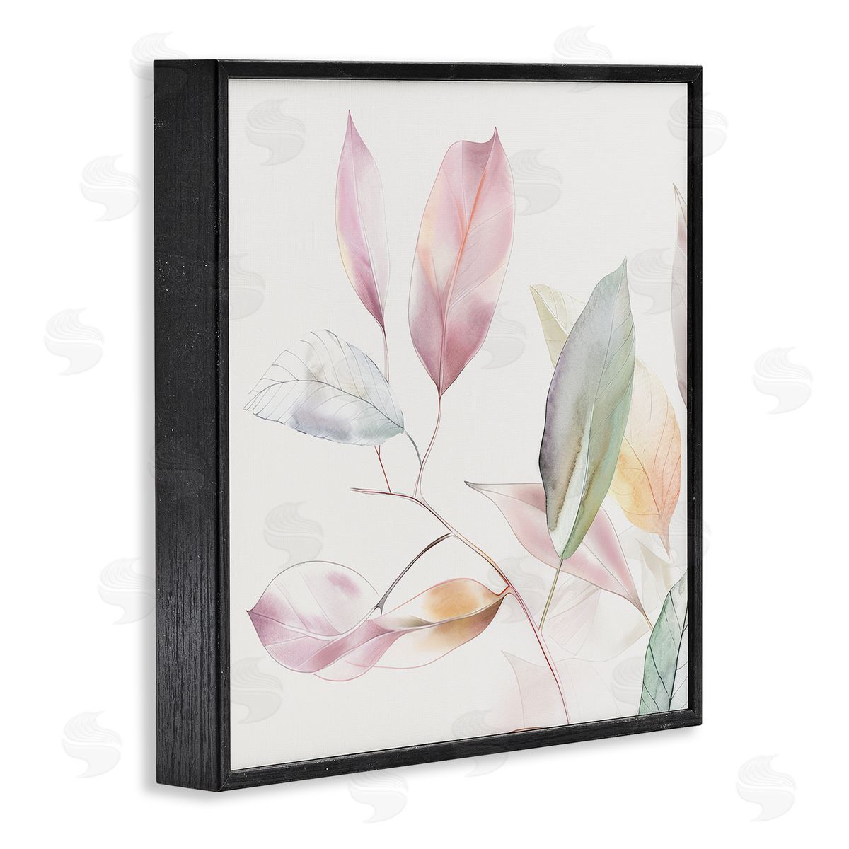 Raymond Powers Pastel Light Leaves Canvas Wall Art Print