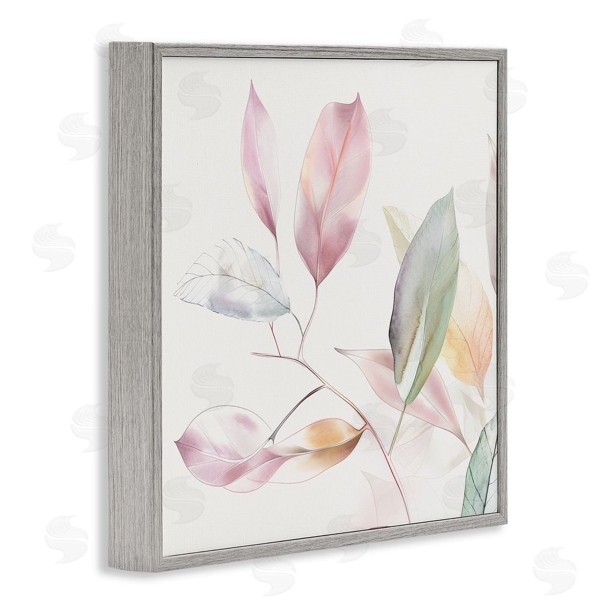 Raymond Powers Pastel Light Leaves Canvas Wall Art Print