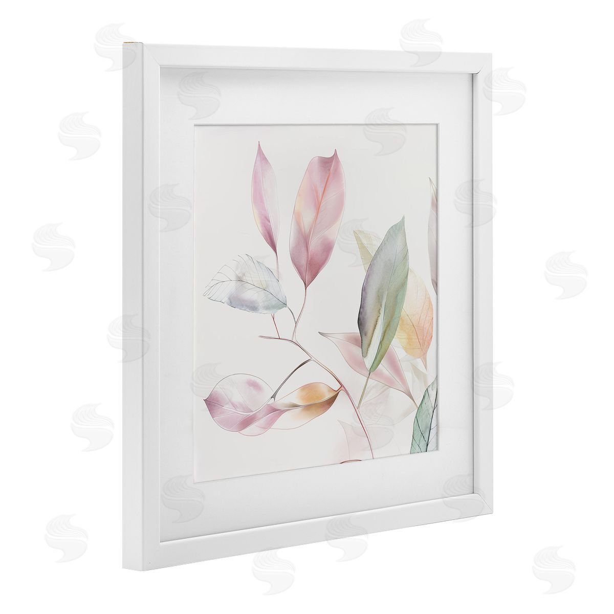 Raymond Powers Pastel Light Leaves Canvas Wall Art Print