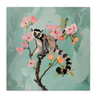 Amanda Tsoukanelis | Lemur Perched on Spring Blooms