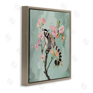 Amanda Tsoukanelis | Lemur Perched on Spring Blooms