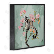 Amanda Tsoukanelis | Lemur Perched on Spring Blooms