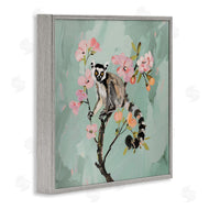 Amanda Tsoukanelis | Lemur Perched on Spring Blooms