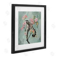 Amanda Tsoukanelis | Lemur Perched on Spring Blooms