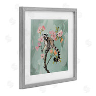 Amanda Tsoukanelis | Lemur Perched on Spring Blooms