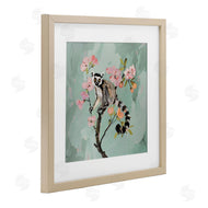 Amanda Tsoukanelis | Lemur Perched on Spring Blooms