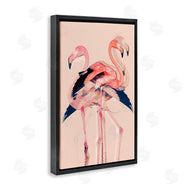 1x | Overlapping Pink Flamingoes