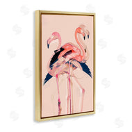 1x | Overlapping Pink Flamingoes