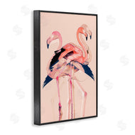 1x | Overlapping Pink Flamingoes