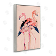 1x | Overlapping Pink Flamingoes