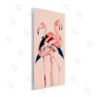 1x | Overlapping Pink Flamingoes