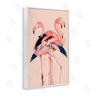 1x | Overlapping Pink Flamingoes