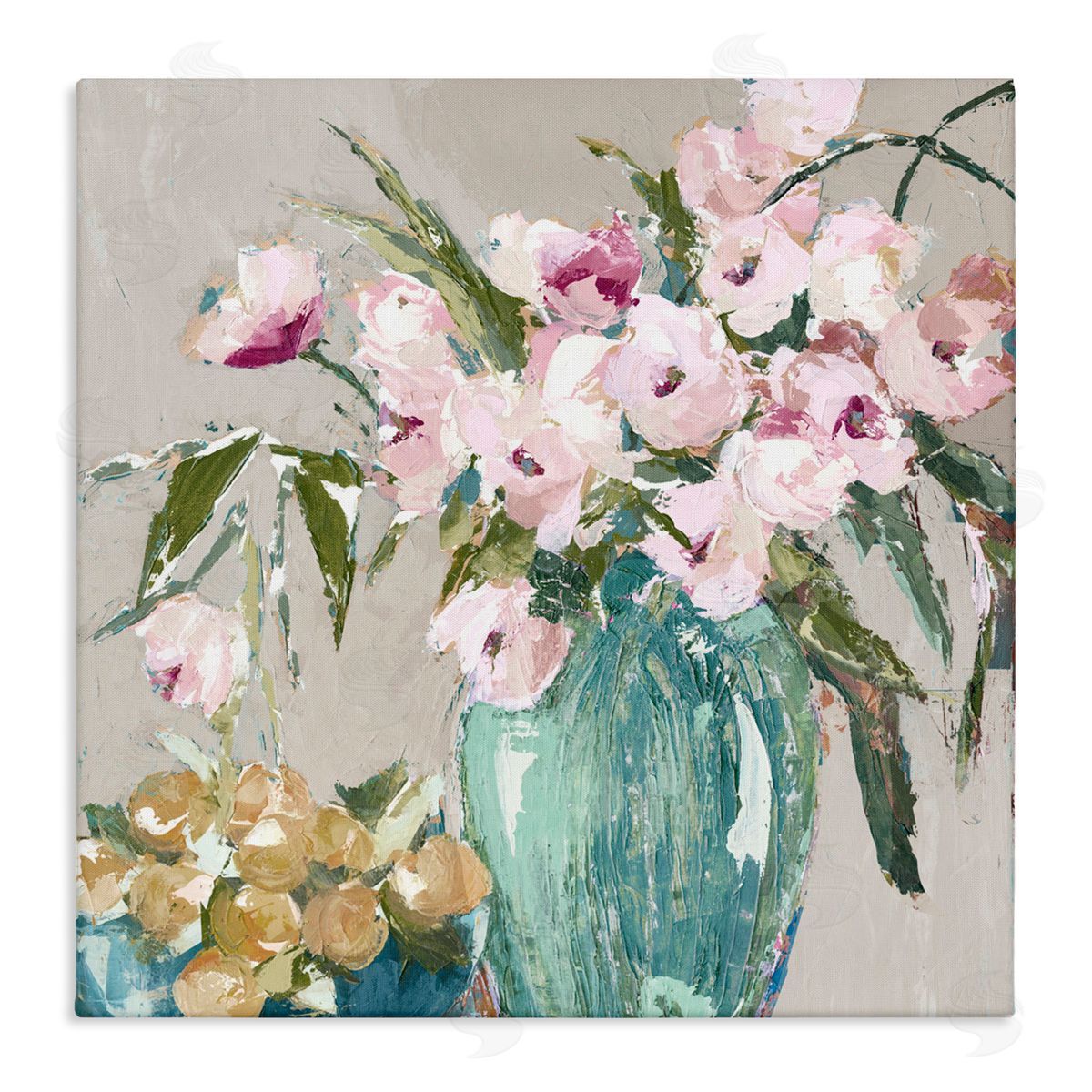 Susan Pepe Fruit And Flowers Arrangement Canvas Wall Art Print