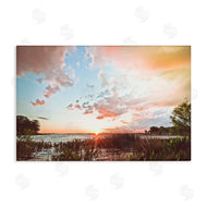BRUCE NAWROCKE | Sunset Clouds Overlooking Beach