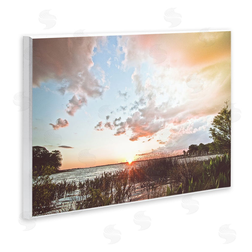 BRUCE NAWROCKE | Sunset Clouds Overlooking Beach