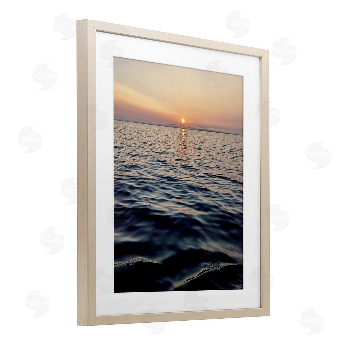 Kali Wilson Sundown Waters Seascape Canvas Wall Art Print