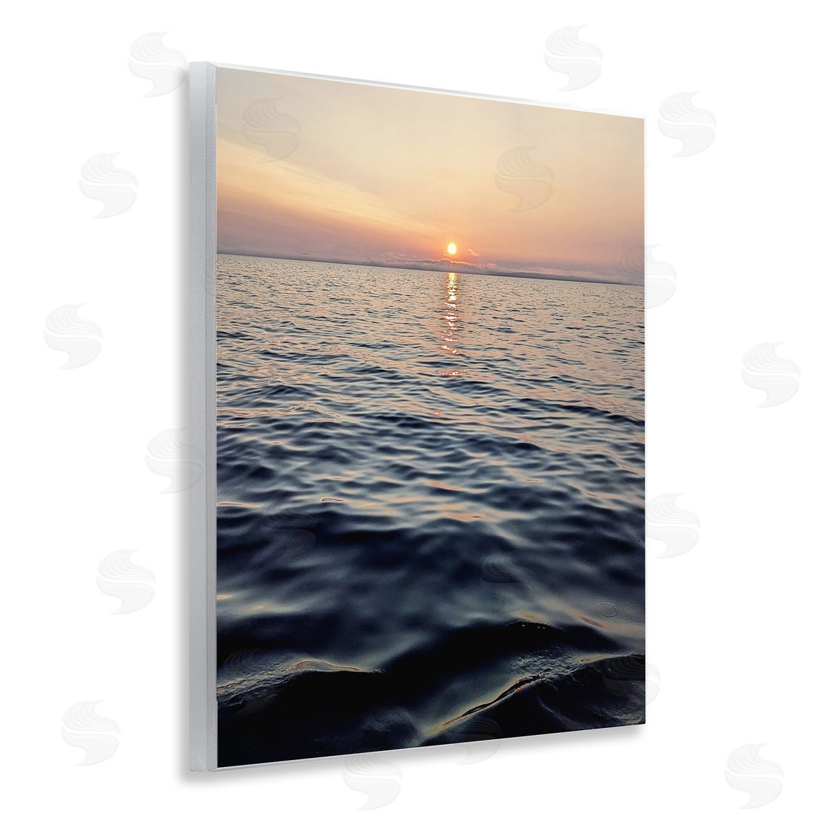 Kali Wilson Sundown Waters Seascape Canvas Wall Art Print