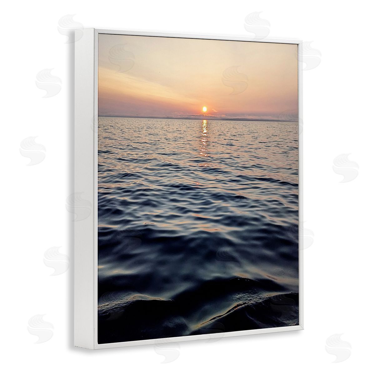 Kali Wilson Sundown Waters Seascape Canvas Wall Art Print