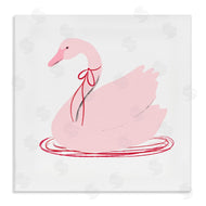 Lucille Price | Pink Swan with Bow