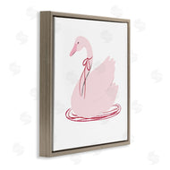 Lucille Price | Pink Swan with Bow