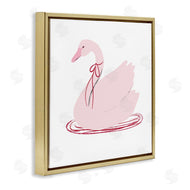 Lucille Price | Pink Swan with Bow