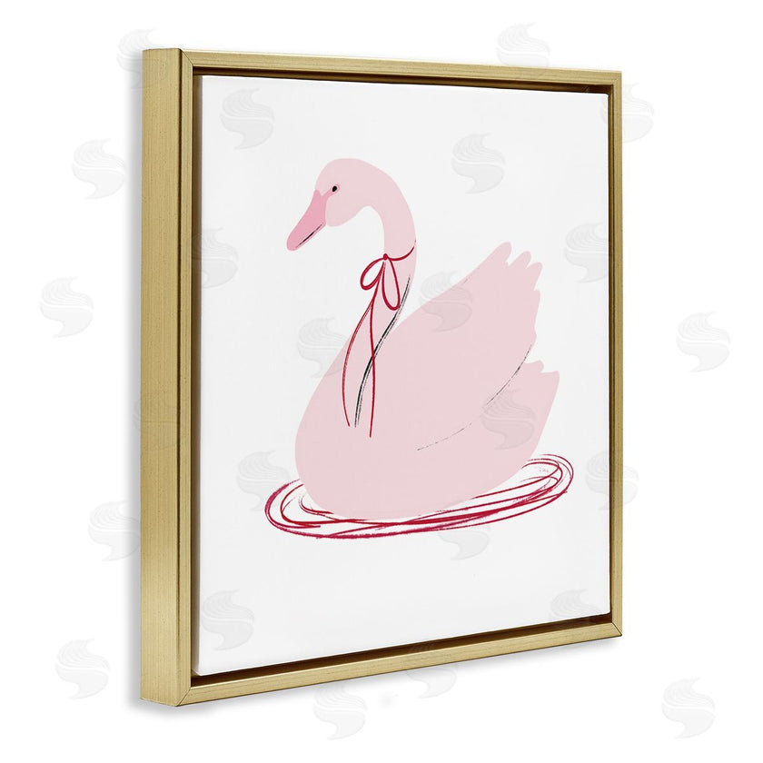 Lucille Price | Pink Swan with Bow