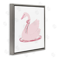 Lucille Price | Pink Swan with Bow