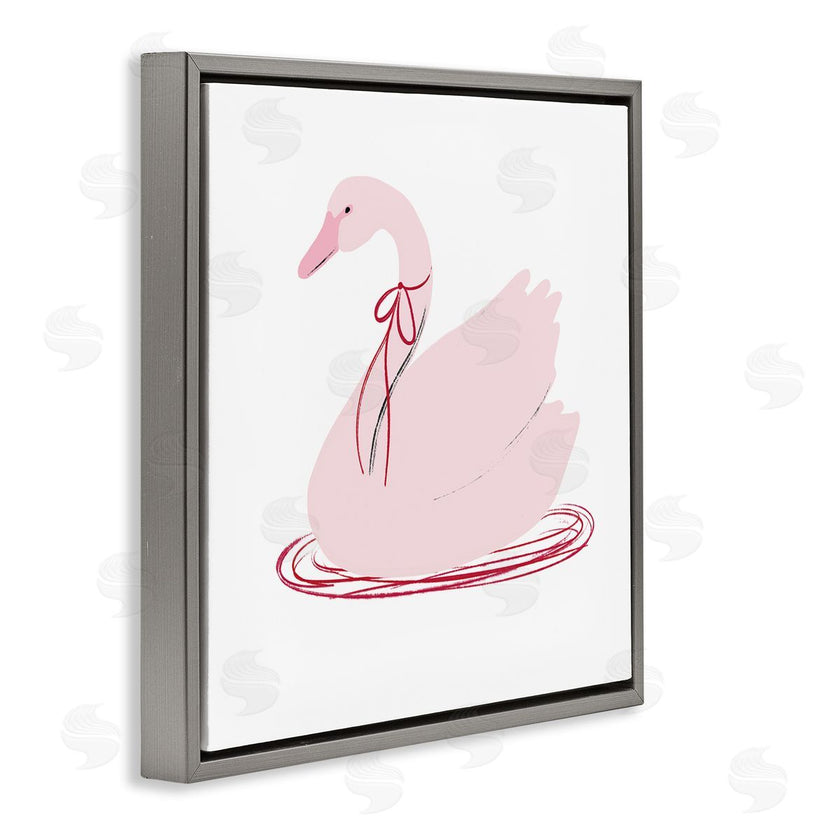 Lucille Price | Pink Swan with Bow