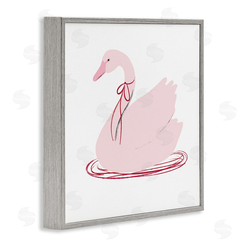 Lucille Price | Pink Swan with Bow