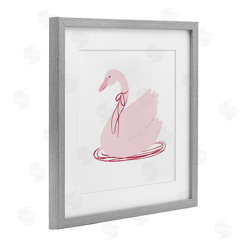 Lucille Price | Pink Swan with Bow