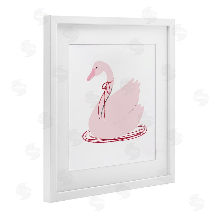 Lucille Price | Pink Swan with Bow