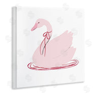 Lucille Price | Pink Swan with Bow