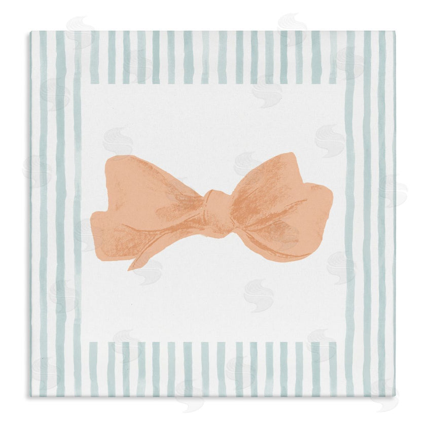 PATRICIA PINTO | Pastel Bow in Striped Border