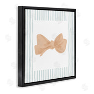 PATRICIA PINTO | Pastel Bow in Striped Border