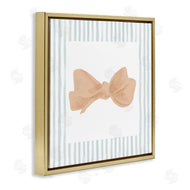 PATRICIA PINTO | Pastel Bow in Striped Border