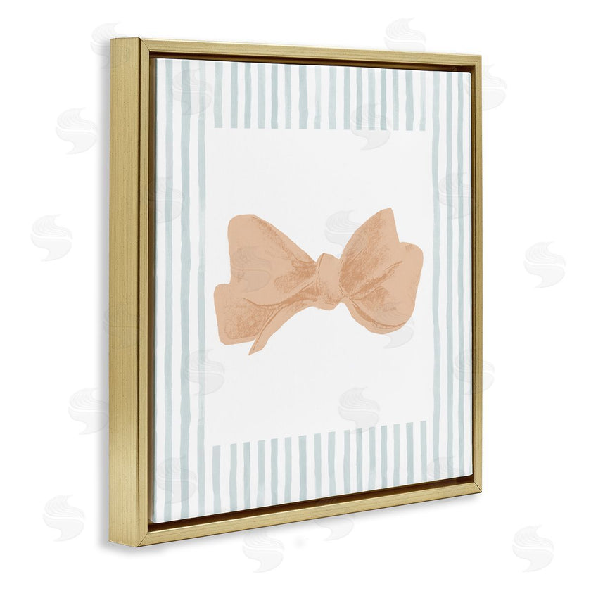 PATRICIA PINTO | Pastel Bow in Striped Border