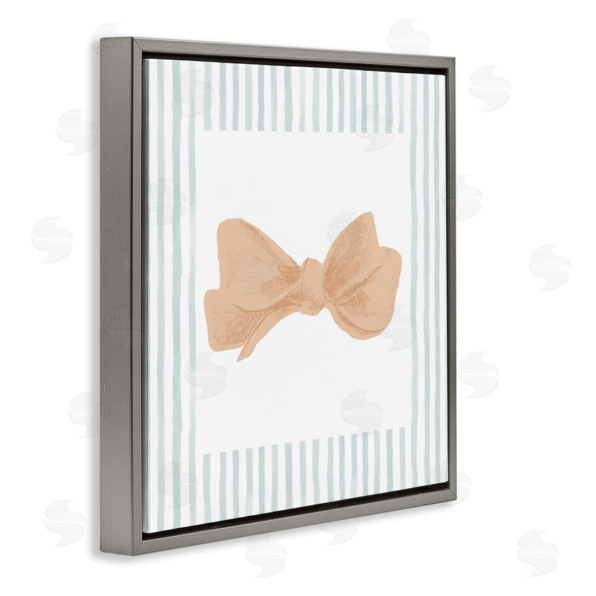 PATRICIA PINTO | Pastel Bow in Striped Border