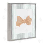 PATRICIA PINTO | Pastel Bow in Striped Border
