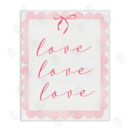 Lucille Price | Cursive Love and Pink Bow