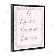 Lucille Price | Cursive Love and Pink Bow