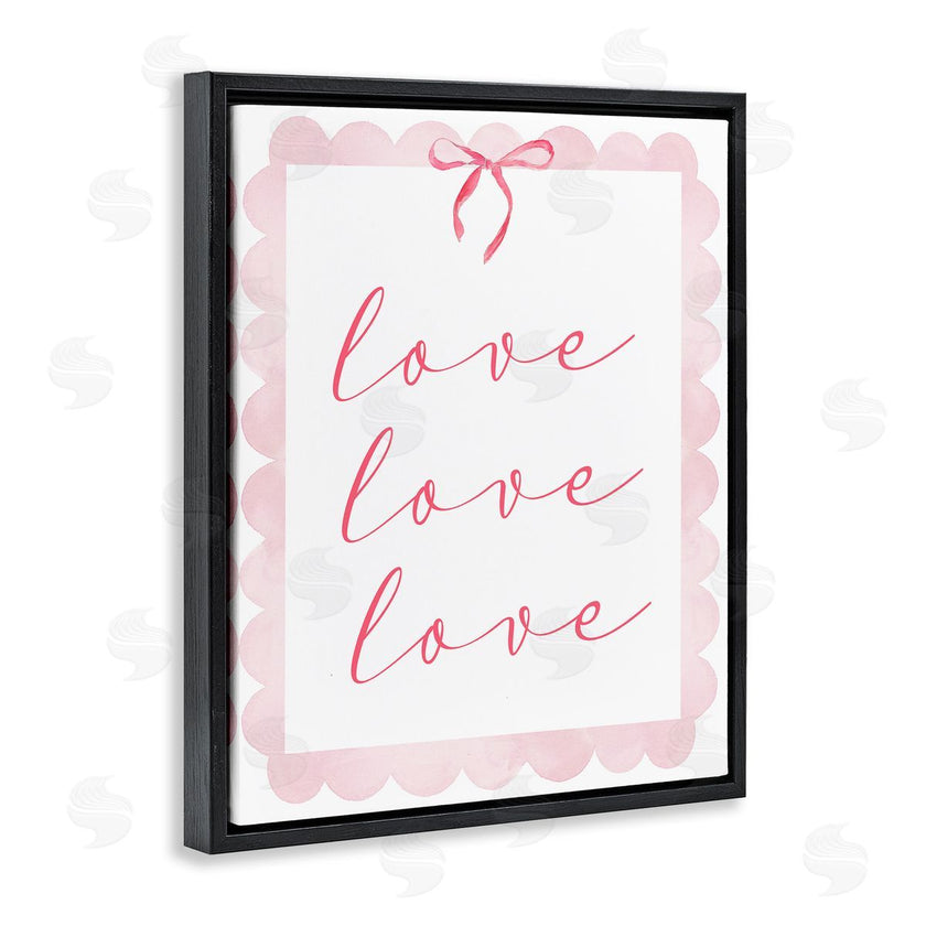 Lucille Price | Cursive Love and Pink Bow