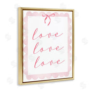 Lucille Price | Cursive Love and Pink Bow
