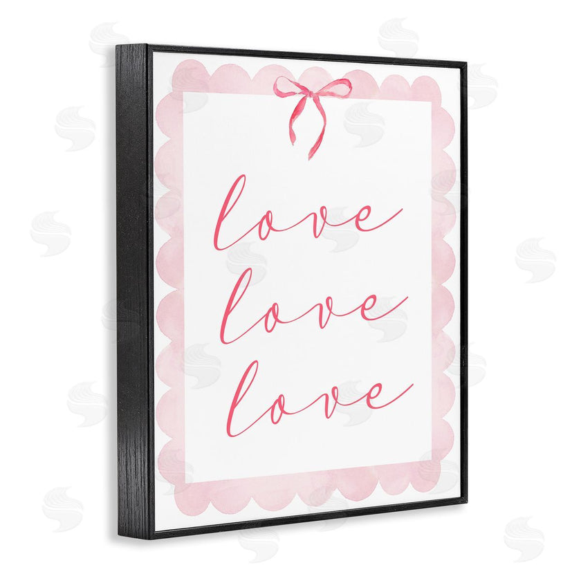 Lucille Price | Cursive Love and Pink Bow