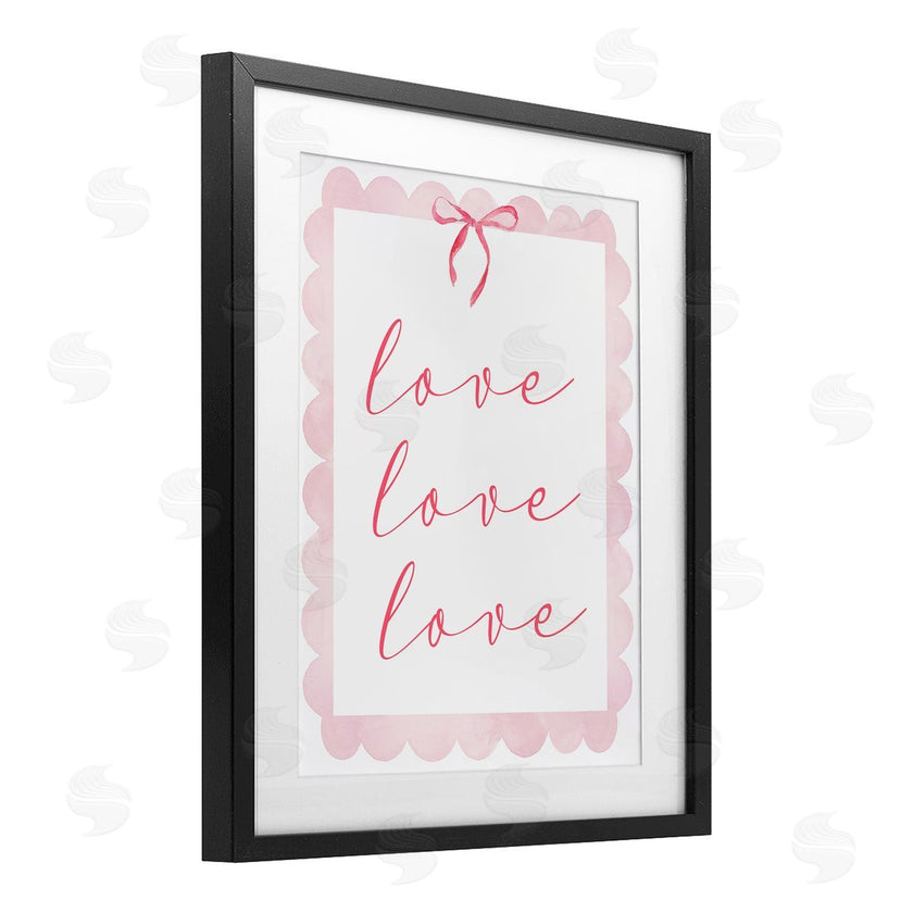 Lucille Price | Cursive Love and Pink Bow