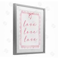 Lucille Price | Cursive Love and Pink Bow
