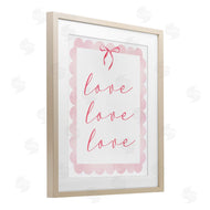 Lucille Price | Cursive Love and Pink Bow